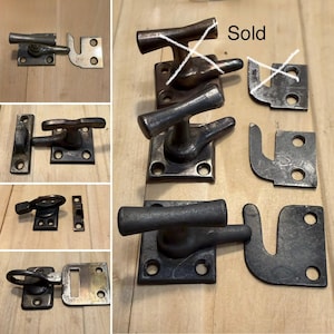 Casement latches, selling individually- antique window hardware
