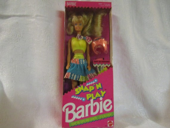 snap and play barbie