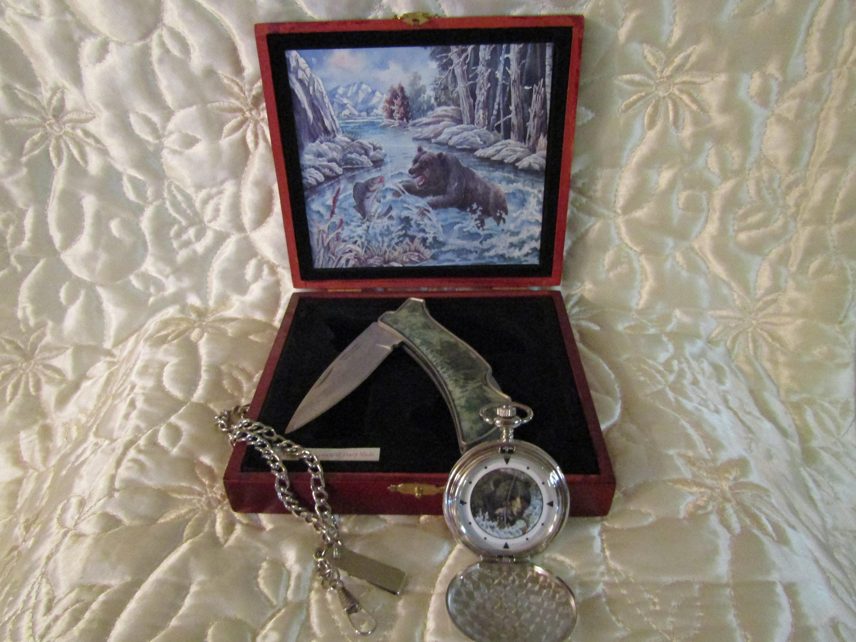 Utility Collector's Knife & Pocket Watch with Etsy