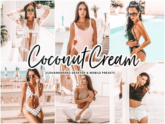 Coconut Creme Lightroom Mobile Preset Package