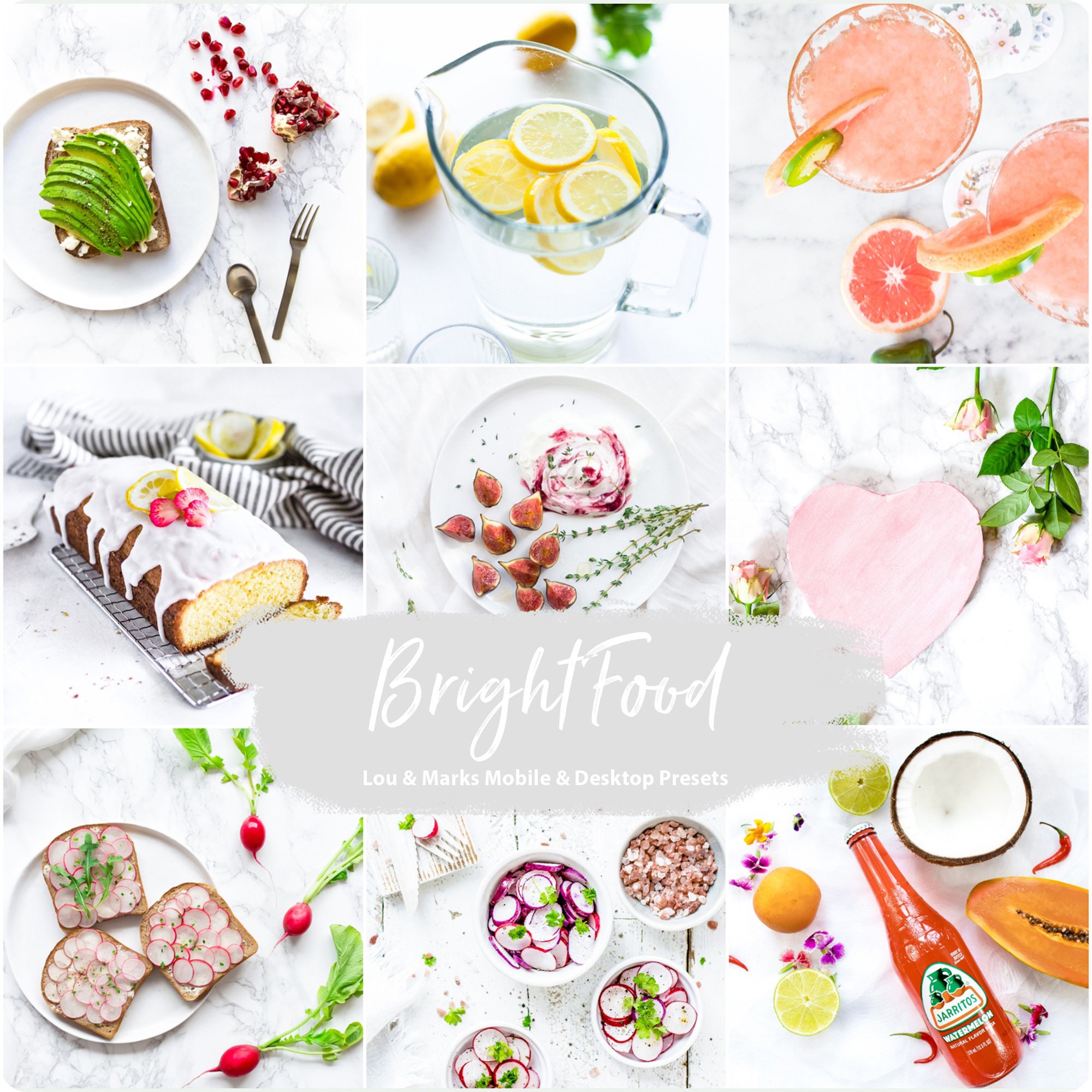 Bright Food Lightroom Preset Mobile Presets Vsco Filter Etsy