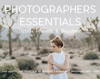 1200+ Professional Lightroom Presets and 40 Lightroom Brushes Professional Photo Editing for Portraits, Newborns, Weddings By LouMarksPhoto