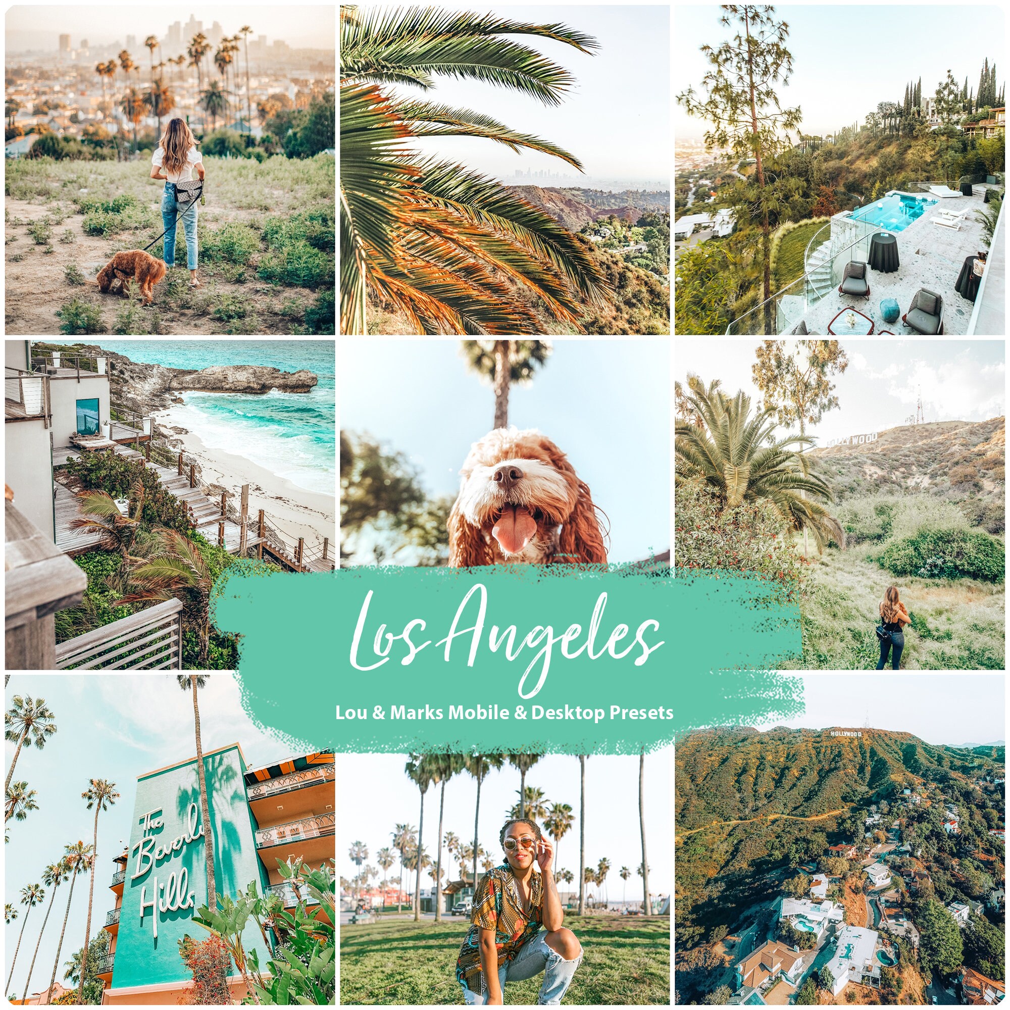 LOS ANGELES Lightroom Mobile & Desktop PRESETS Summer Preset - Etsy