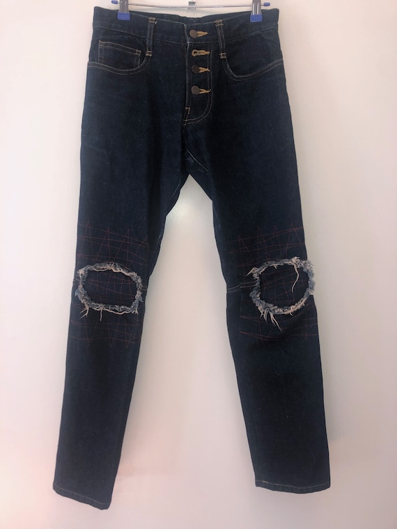 パンツ Archive Christopher Nemeth Design Denim Christopher NEMETH Archive Iconic Blown Knee Punk Japan