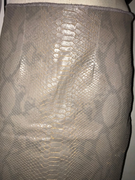 JEAN COLONNA Python Leather effect Printed Longue… - image 3