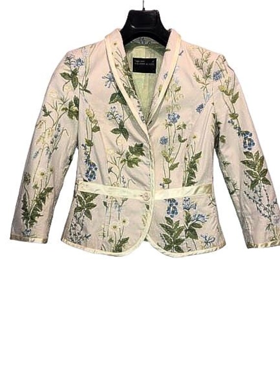 ALEXANDER McQUEEN 1994 "Nihilism" Collection Small Embroidered Jacket #rare #vintage #mcqueen #textured #small #avantgarde