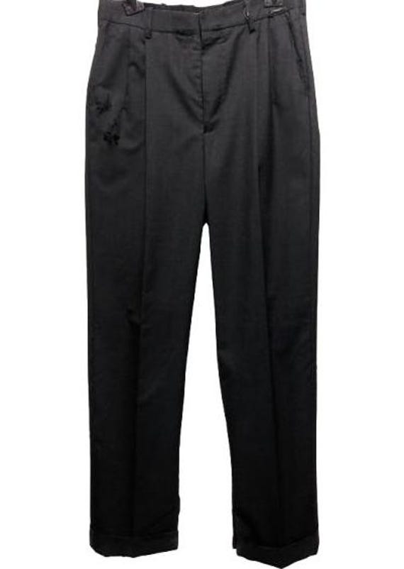 MARNI Men Wool Ripped Pleated Trousers Size 48 ITA #MARNI #Men #Trousers #grey #rip #48ita #avantgarde