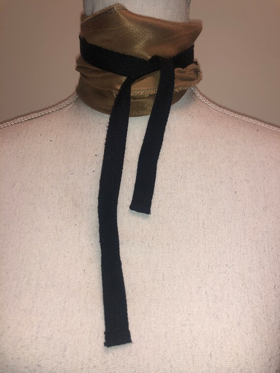 MARTIN MARGIELA 90's Rare Jabot in Camel Beige can be… Gem