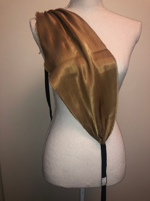 MARTIN MARGIELA 90's Rare Jabot in Camel Beige can be… Gem