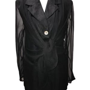 CALUGI E GIANNELLI ブラックウールコート 50 CALUGI E GIANNELLI ブラックウールコート 50 CALUGI E