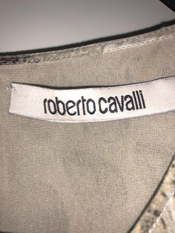ROBERTO CAVALLI Early 2000's Python Printed Silk … - image 4