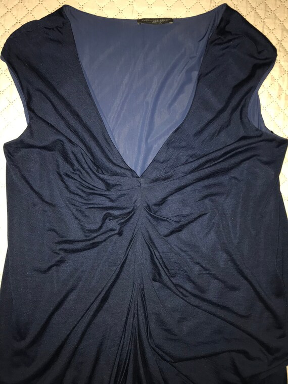 ALEXANDER McQUEEN (Real) Rare Draped Zapphire Blu… - image 10