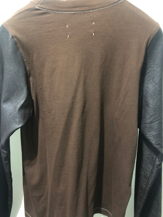 MARTIN MARGIELA ARTISANAL 2004 Reworked Leather Long Sleeves T 