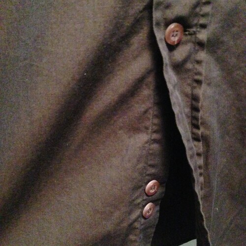 ROMEO GIGLI Rare Vintage Shirt for Man, in pure cotton, size L, brown and purple color, very good condition, minimal look, made in italy shops