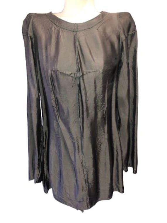MARTIN MARGIELA F/W 1990/91 Gray Pleated Top with Side Zip Size 42 ITA #Archival #rare #vintage #1990 #avantgarde #minimalism #iconic