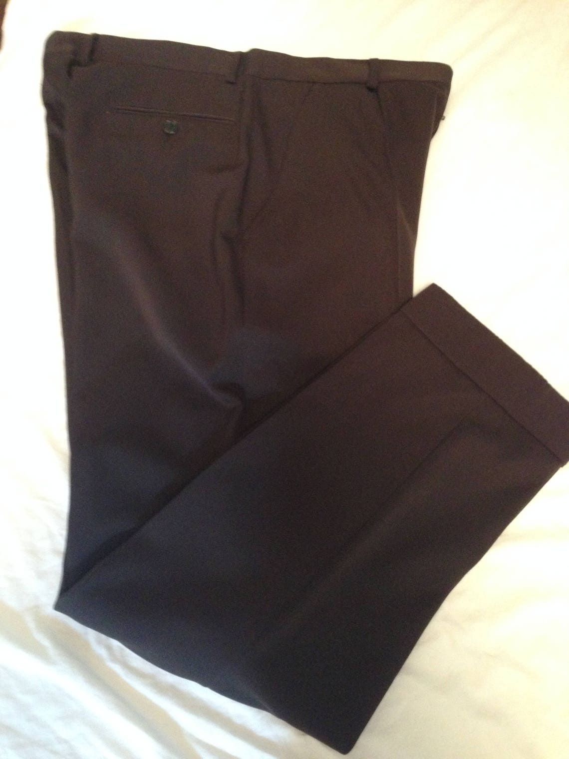 DOLCE & GABBANA Men's Trousers in Pure Dark Brown Colote - Etsy