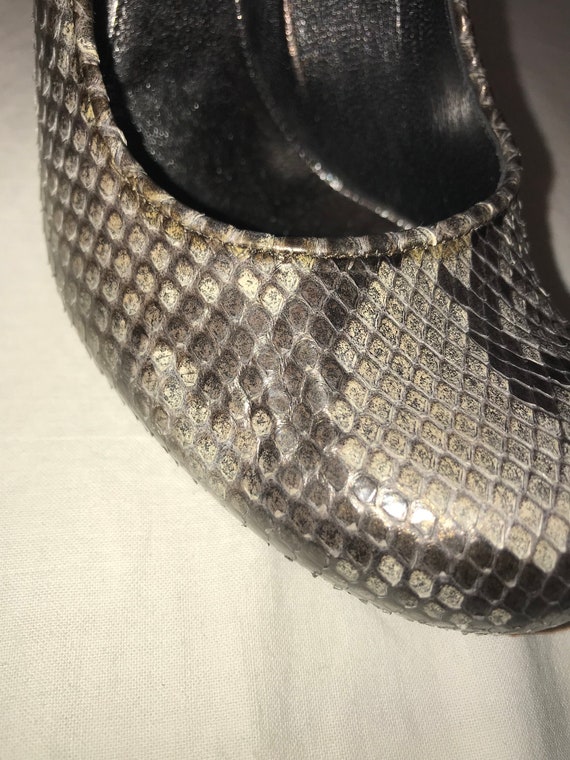 ALEXANDER McQUEEN Python Pumps 13 cm Heels with P… - image 6