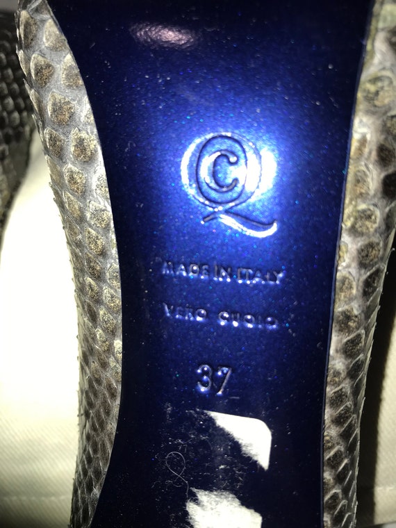 ALEXANDER McQUEEN Python Pumps 13 cm Heels with P… - image 4