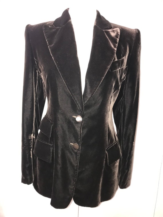 GUCCI by Tom Ford F/W 1995/96 Dark Brown Velvet Jacket Size - Etsy