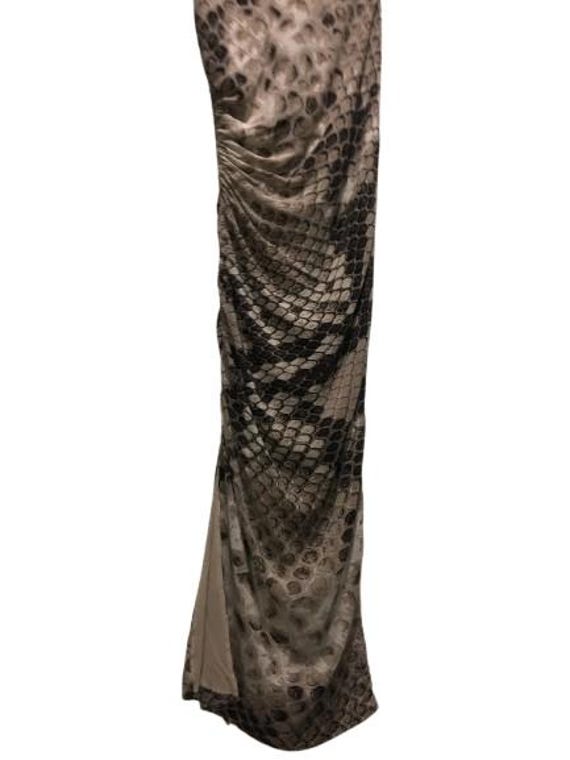 ROBERTO CAVALLI Early 2000's Python Printed Silk … - image 2