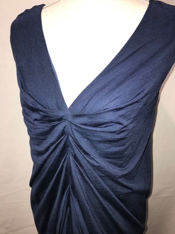 ALEXANDER McQUEEN (Real) Rare Draped Zapphire Blu… - image 2