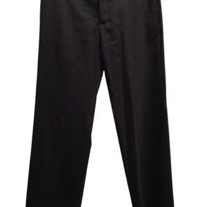 パンツ 90s Dirk Bikkembergs Cotton Pants Dirk Bikkembergs dark blue trousers with semi-attached belt