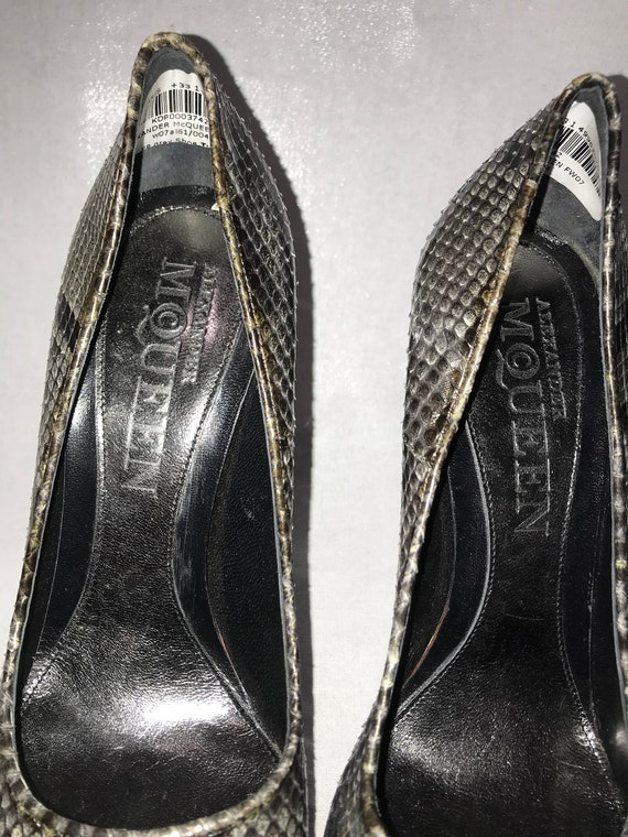 ALEXANDER McQUEEN Python Pumps 13 cm Heels with P… - image 9