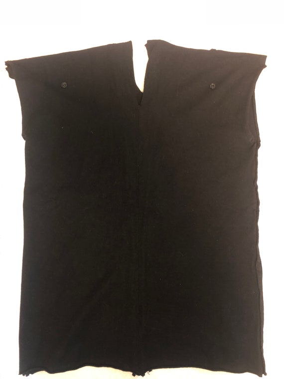 MARTIN MARGIELA 1998 "Flat Collection" Black Embellished Top size 42/44 ita with snap buttons decor #rare #vintage #realmargiela