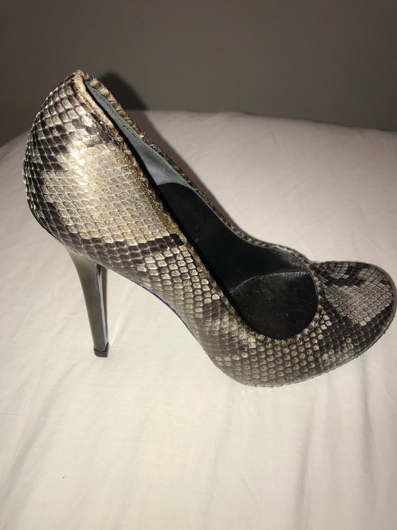 ALEXANDER McQUEEN Python Pumps 13 cm Heels with P… - image 7