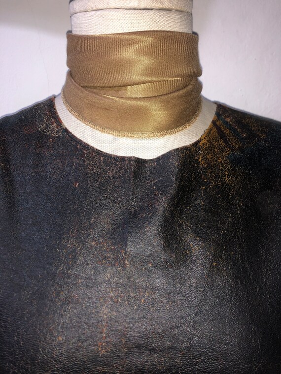 MARTIN MARGIELA 90's Rare Jabot in Camel Beige can be… Gem