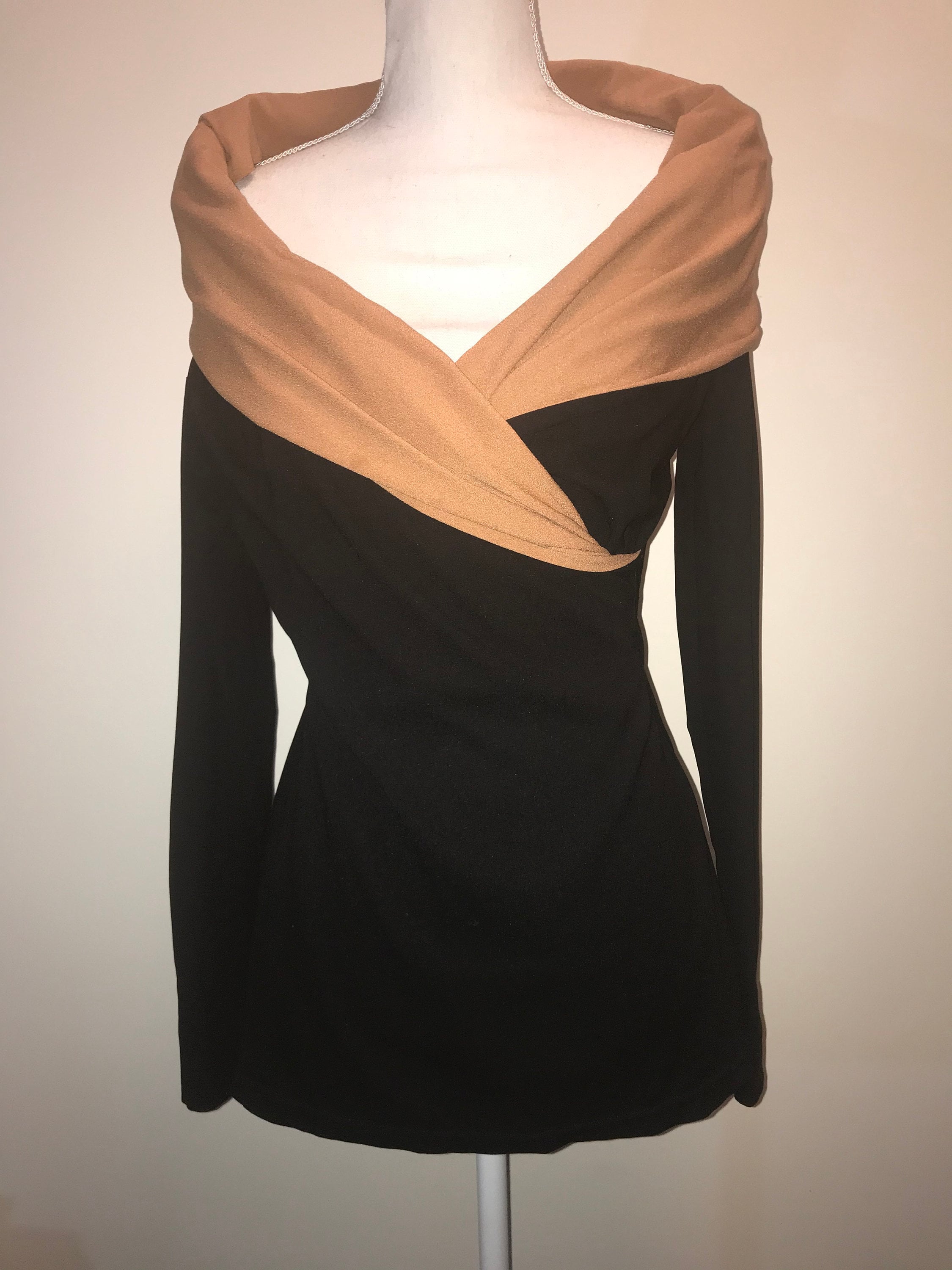 JEAN PAUL GAULTIER 1988 Top With Large Neckline Who Can Be | Etsy