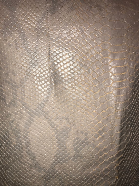 JEAN COLONNA Python Leather effect Printed Longue… - image 8