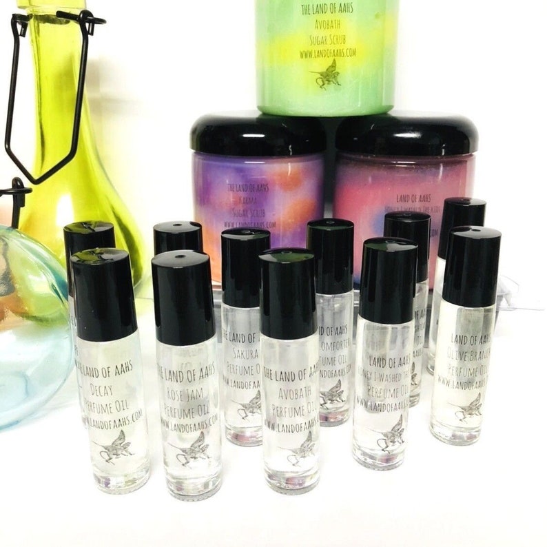 MADAGASCAR VANILLA Perfume Oil Body Fragrance Roll on Bottle Etsy