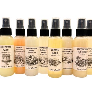 BABY MAGIC - Aceite perfumado, spray corporal, aceite corporal, polvo de rosa con dulce aroma nostálgico Body Spray 2 oz