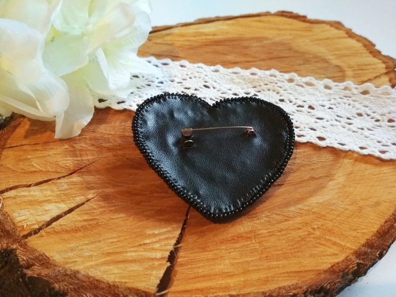 Dark red brooch Elegant jewelry for women Burgundy crystal Etsy