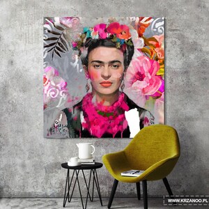 Peinture moderne sur toile Frida pour la chambre et le salon image 7