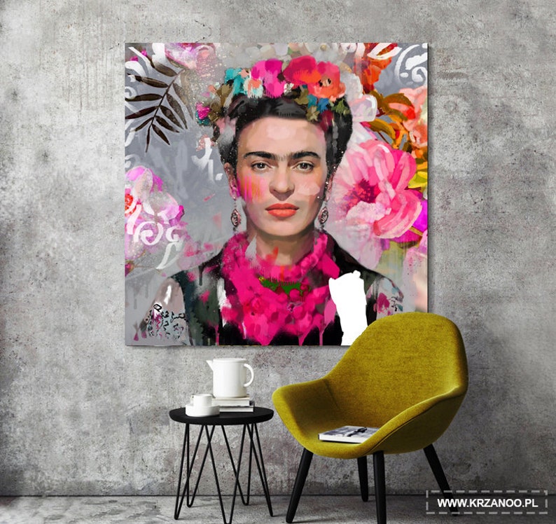 Peinture moderne sur toile Frida pour la chambre et le salon image 7