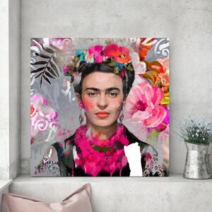 Peinture moderne sur toile Frida pour la chambre et le salon image 4