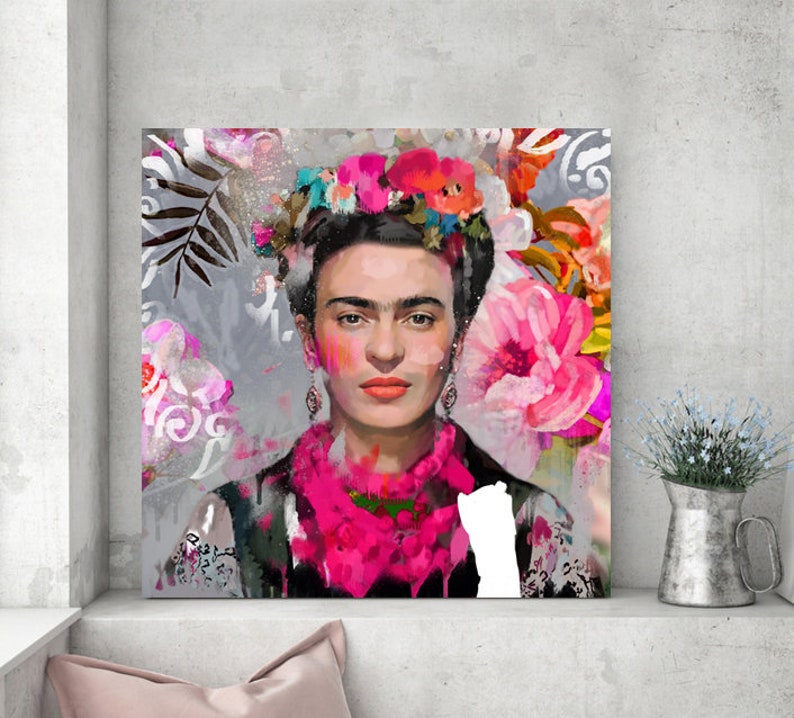 Peinture moderne sur toile Frida pour la chambre et le salon image 4