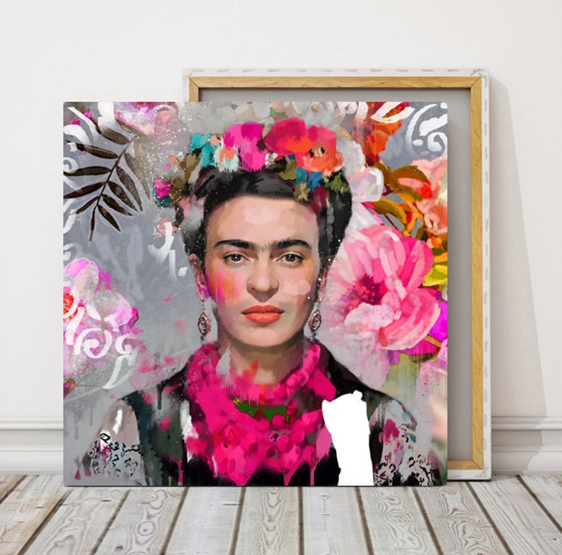 Peinture moderne sur toile Frida pour la chambre et le salon image 2