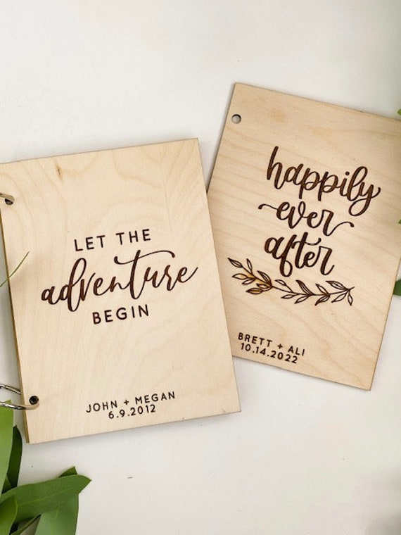 Personalized Wedding Card Holder: Laser Cut Birch Keepsake