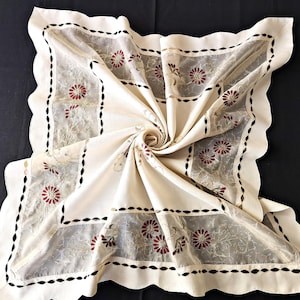 Embroidery vintage tablecloth Turkish table cloth cover Home house decor Runner Kitchen living room Edwardian victorian style embroideries