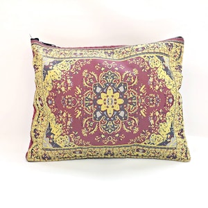 Borsa in arazzo intrecciato, portamonete turco originale, borsa in tappeto Kilim, autentico portafoglio da donna ottomano anatolico, etnico tribale tradizionale