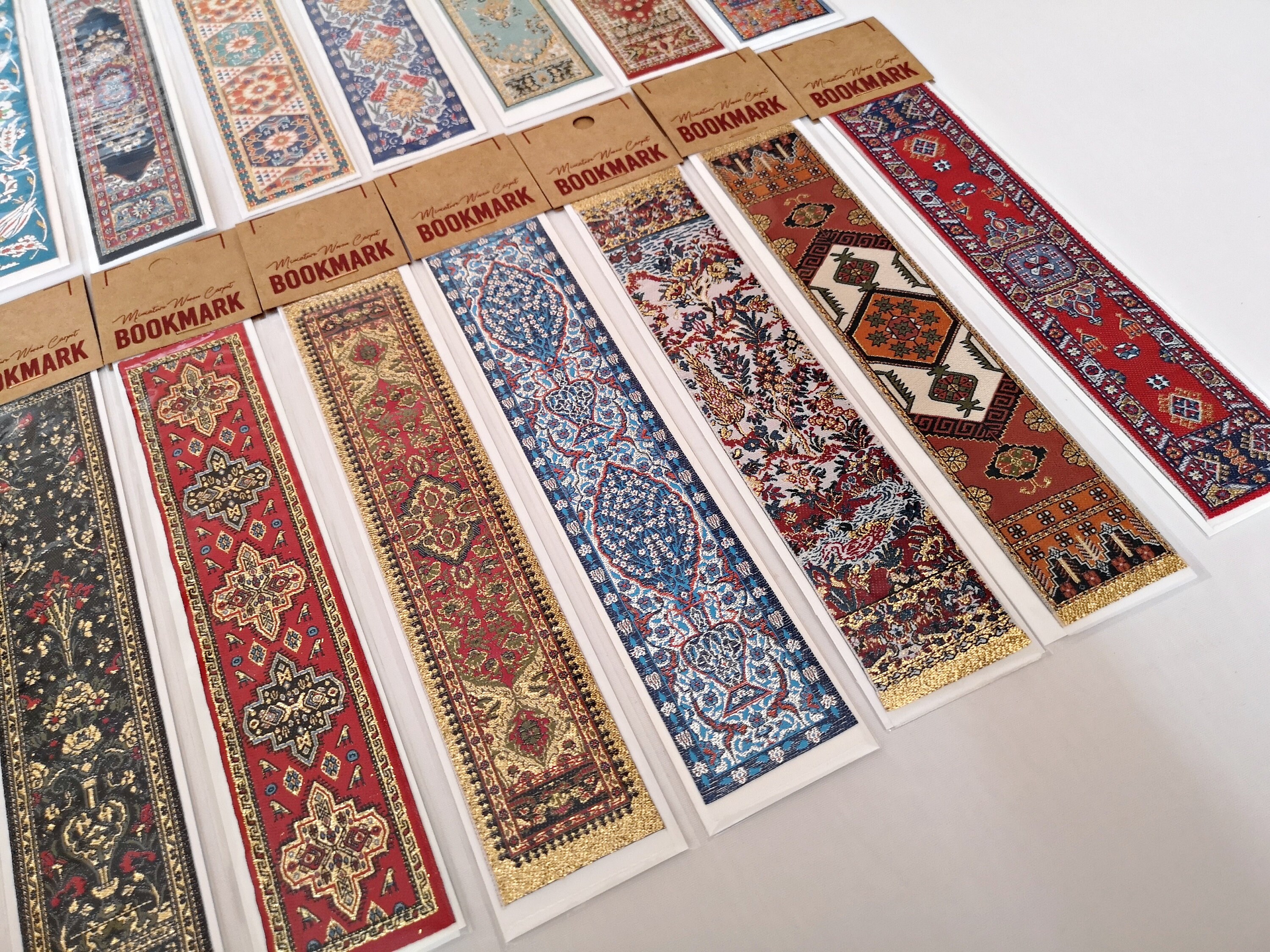 SET OF 18/Bookmarks Woven tapestry rug Doll house carpet Etsy
