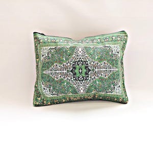 Borsa in arazzo intrecciato, portamonete turco originale, borsa in tappeto Kilim, autentico portafoglio da donna ottomano anatolico, etnico tribale tradizionale