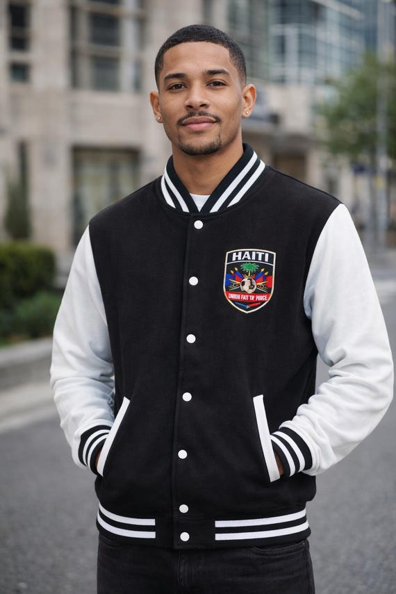 Haiti Soccer Letterman Jacket | World Cup 2026 Crest - Etsy