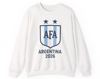 Argentina 2026 Soccer Sweatshirt | Vintage-Style Football Team Pullover