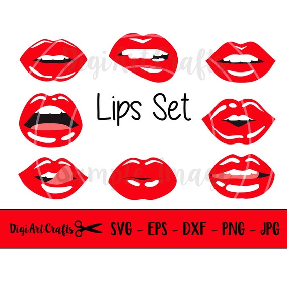 Download Lips Svg Files Sexy Lips Clip Art Lipstick Lips Clip Art Etsy