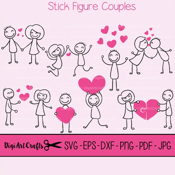 SVG couple Clipart couples silhouettes SVG files DIY project bundle SVGs Romantic clipart Love clipart Wedding clipart
