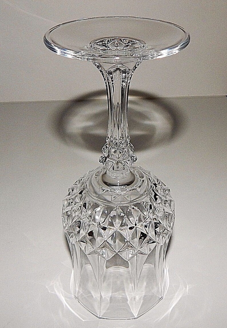 4 Longchamp Fine Crystal Glasses Cristal D'arques Stemware Etsy
